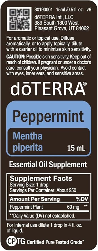 doTERRA Peppermint Essential Oil - 15ml