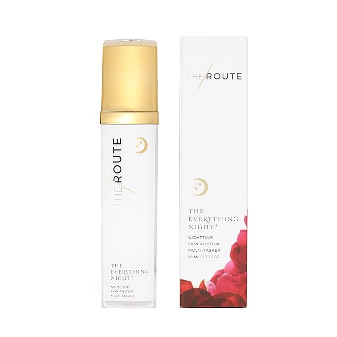 THE ROUTE BEAUTY THE EVERYTHING NIGHT Multi-Tasking Nighttime Active Moisturizer: Rejuvenates, Restores and Balances (1.7 Fl Oz)