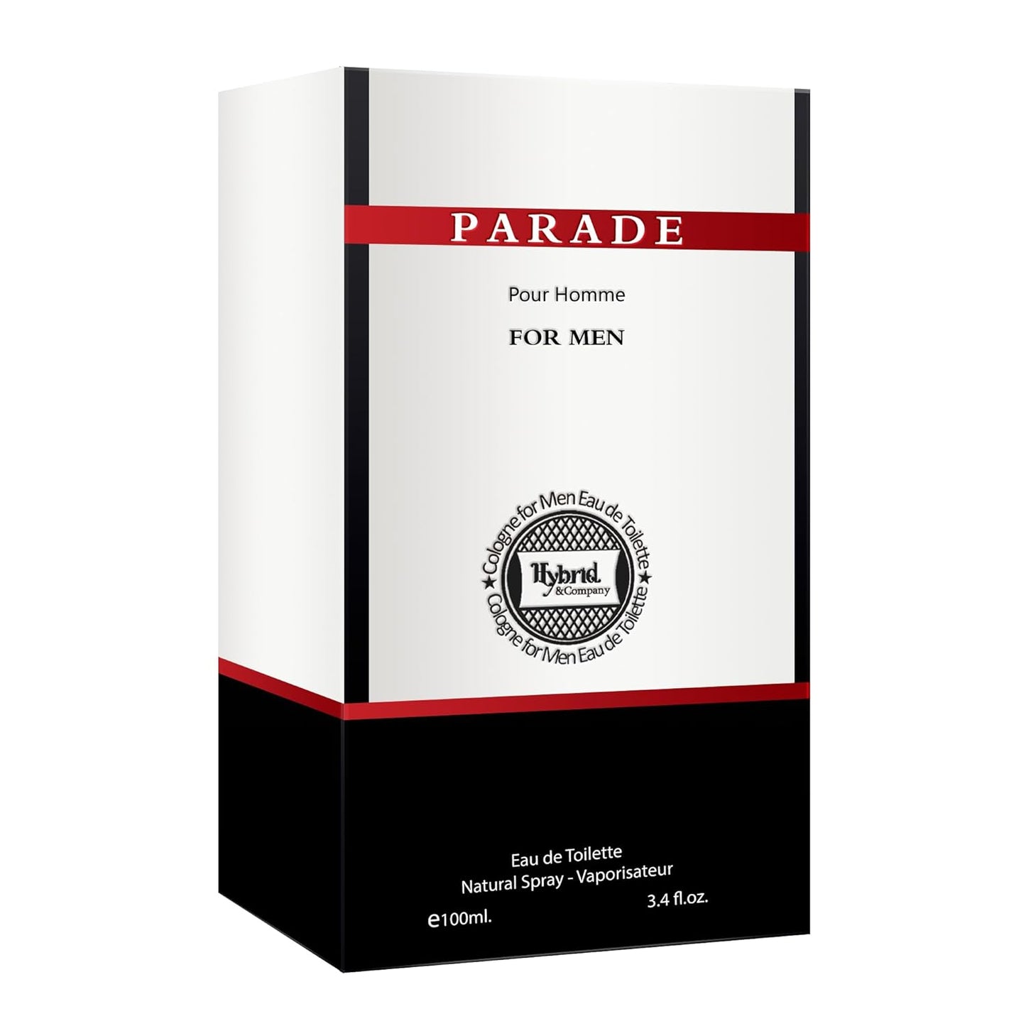 Hybrid & Company Parade Pour Homme For Men Eau De Toilette Vaporisateur Natural Spray 3.4 Fl Oz