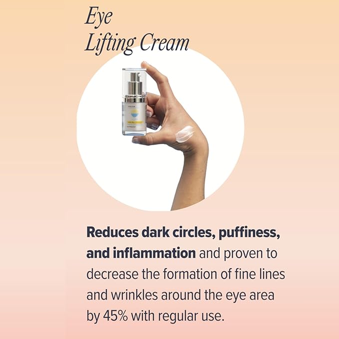 SUNNIE The Illuminator Eye Lifting Cream - Dark Circle and Puffiness Treatment, Wrinkle and Brightening Eye Cream - Anti Aging Formula (.53 oz/ 15 g)