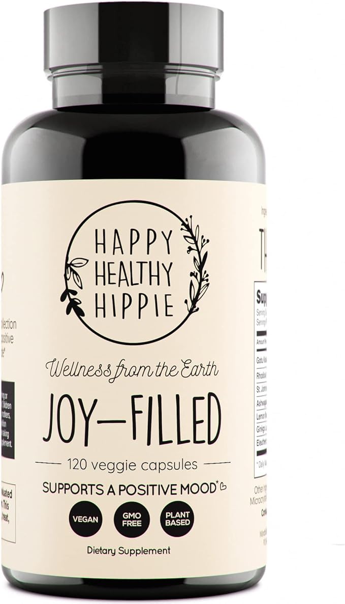 Joy-Filled Mood Support Supplement with St. 100% Plant-Based 120 ct