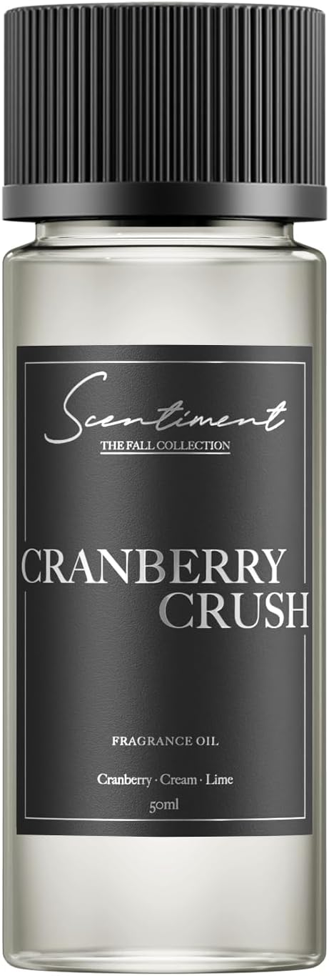 Cranberry Crush Fall Collection Diffuser Oils | Aromatherapy Home Fragrance | Luxurious Scent with Notes of Berries, Ginger, Lime, 50ml