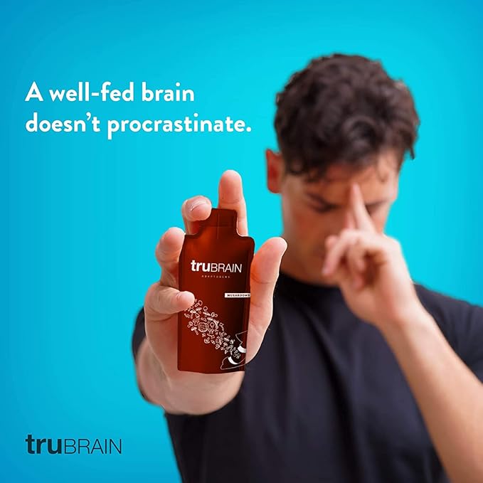 TruBrain Drinks – Nootropic Brain Food Designed by Neuroscientists to Boost Mental Output & Improve Memory Nootropic Supplement