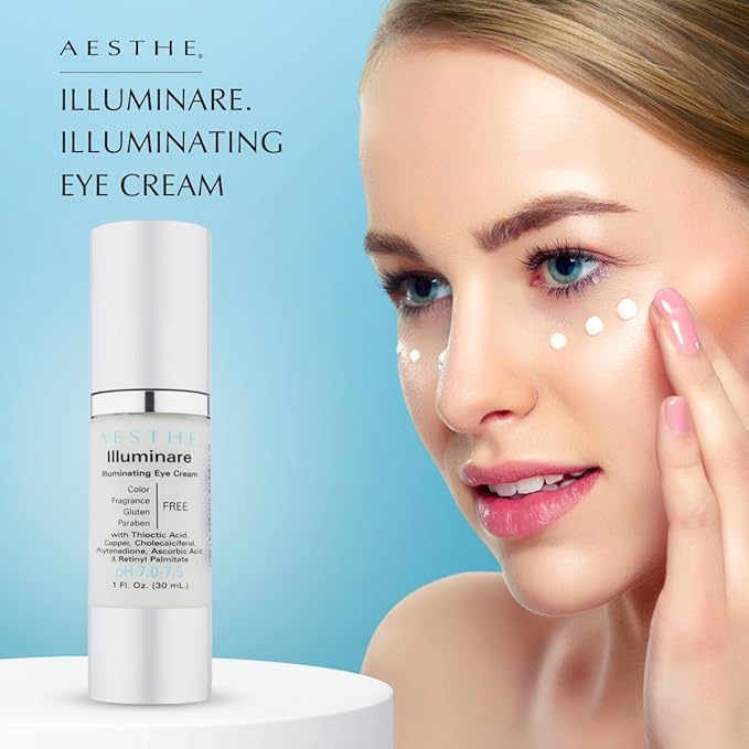 Aesthe Vivace Eye Lifting Gel - Revitalize & Firm + Aesthe Illuminare Illuminating Eye Cream Bundle