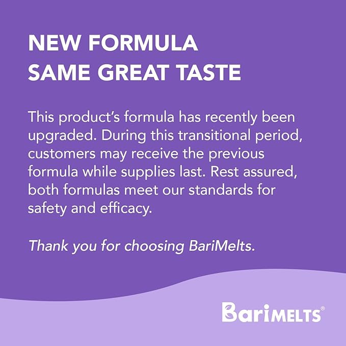 BariMelts Bariatric Multivitamin with Iron 1 Month (60 Fast-Dissolving