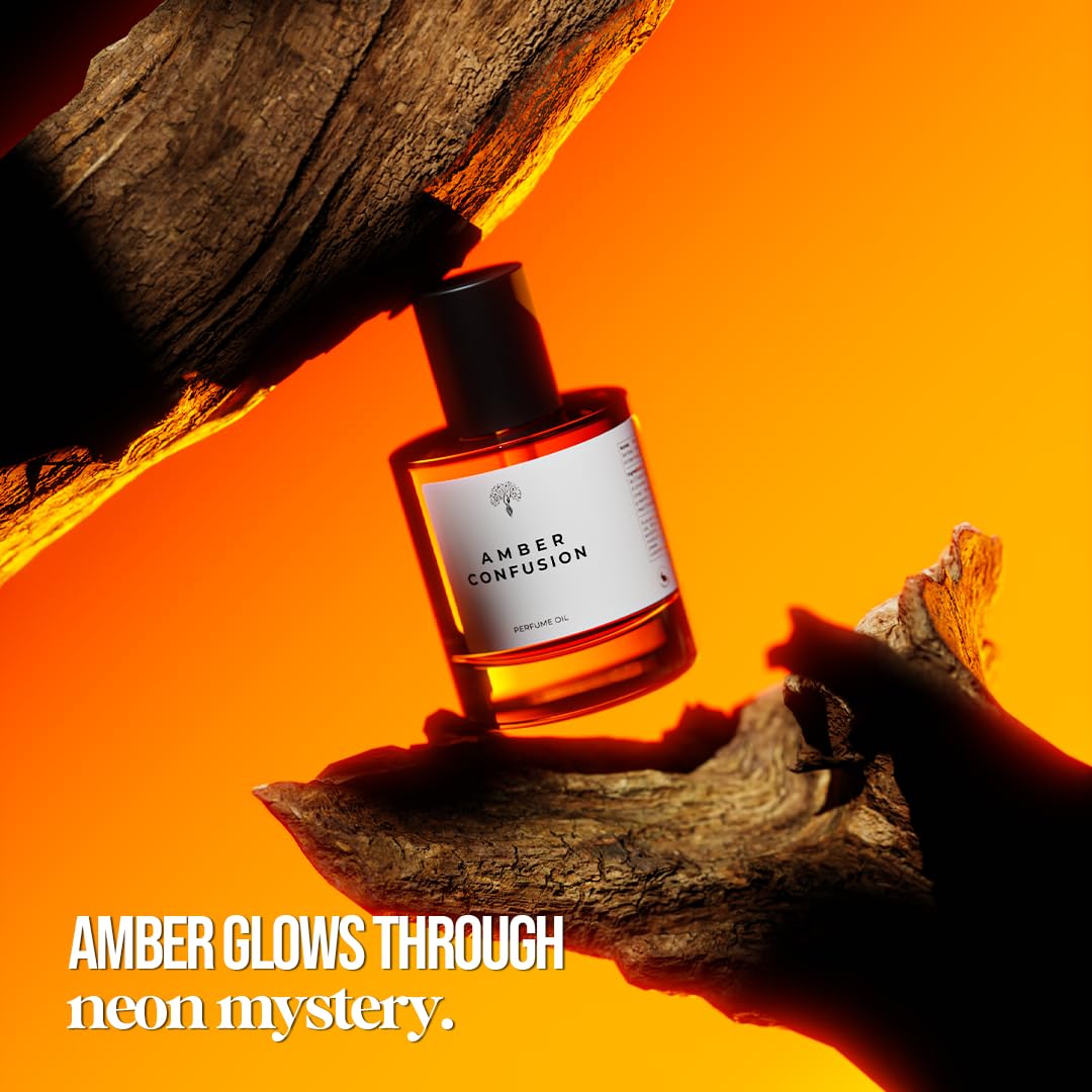 Eternal perfume oils for Women and Men - Amber Confusion Insp. by Alien Hypersense - Eau De Perfum Scents- Alcohol-Free Perfume Oil for women - Long Lasting Designer Perfumes 50ml+30ml (Pack of 2)