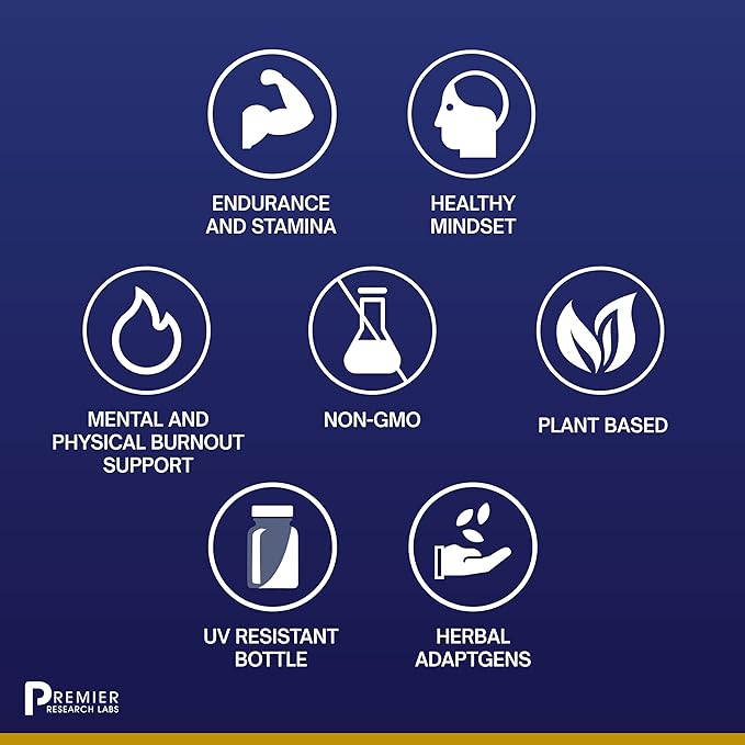 Premier Research Labs Adaptogen-R3: Adaptogen Supplements, 90 Vegetarian