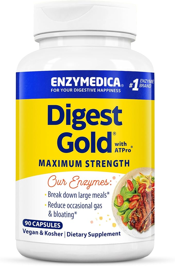 Enzymedica Digest Gold + ATPro, Maximum 90 Count