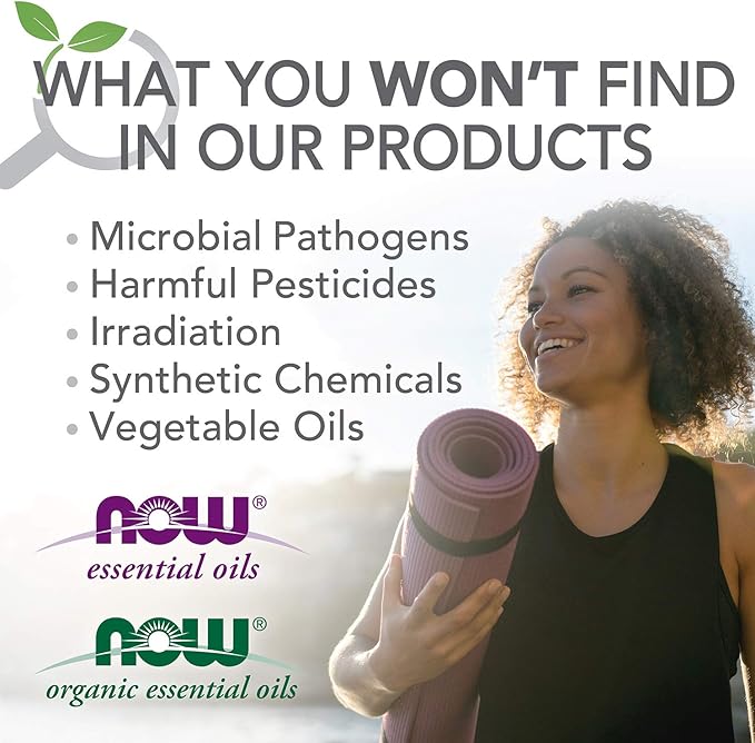 NOW Foods Essential Oils, Lavender Oil, Soothing Aromatherapy Scent, Steam Distilled, 100% Pure, Vegan, Child Resistant Cap, 4-Ounce