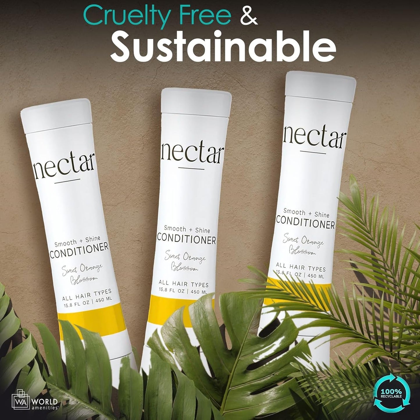 World Amenities Nectar Squeeze Cartridge Conditioner - Hair Conditioner in a Squeeze Bottle - Dry Hair Conditioner