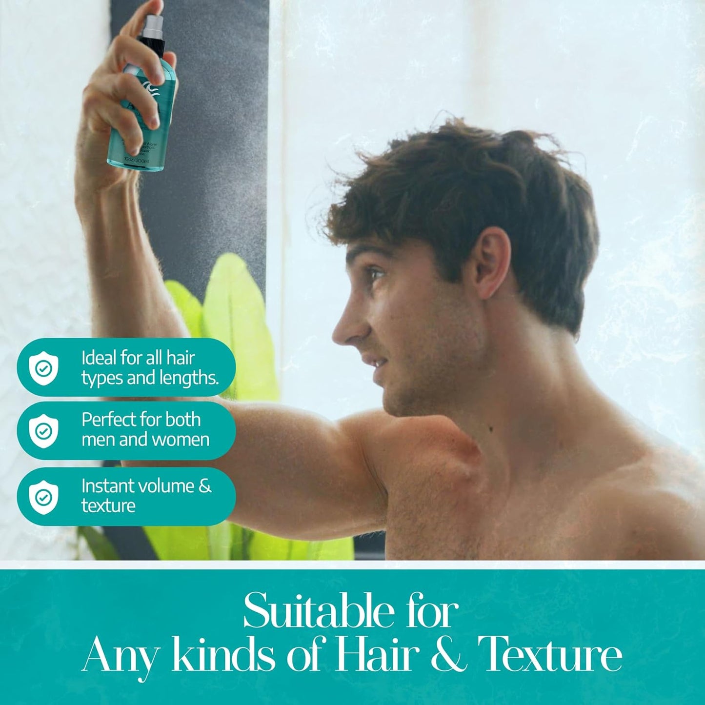 All Goods Alta 10oz Sea Salt Spray For Hair – Beach Dry Ideal for Add Volume &Texture for Women & Men.