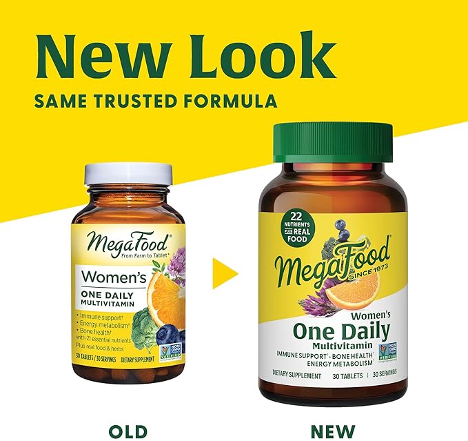 MegaFood Women's One Daily Multivitamin for Women 60 Tabs