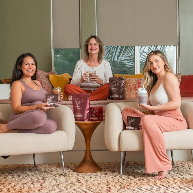 Hydrolyzed Multi Collagen for Women + Vitamins, Biotin, Hyaluronic Acid, CoQ10, Probiotics, Zinc | Keto Chocolate Protein Drink Powder (7 Travel Packs) Hair, Skin, Beauty Supplement by Svete