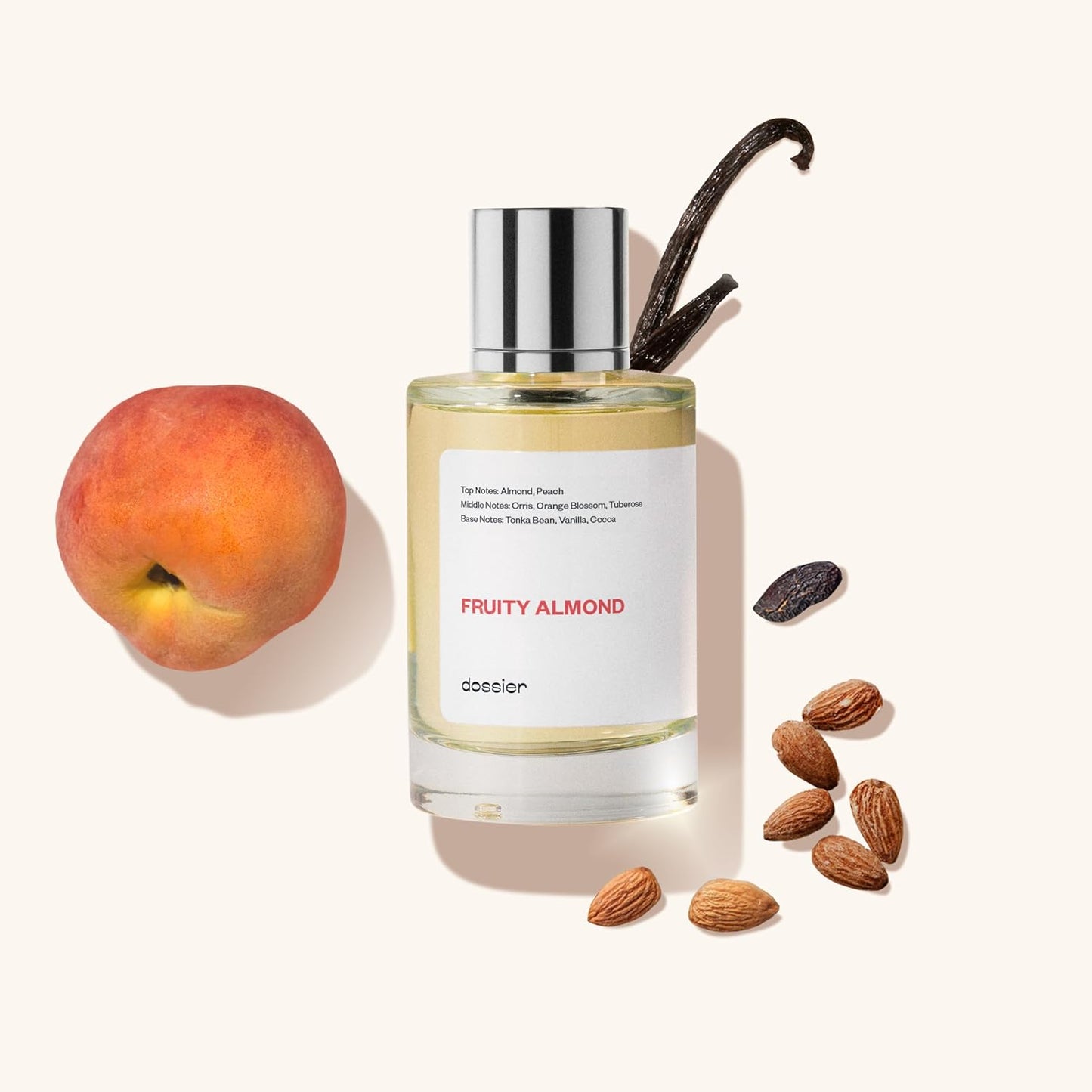 Dossier - Fruity Almond - Eau de Parfum - Inspired by C.Herrera Good Girl - Perfume Luxury - Pure Infused - Paraben-Free - Vegan - For Women - Fragrance 3.4 Fl oz (Spray 100ml)