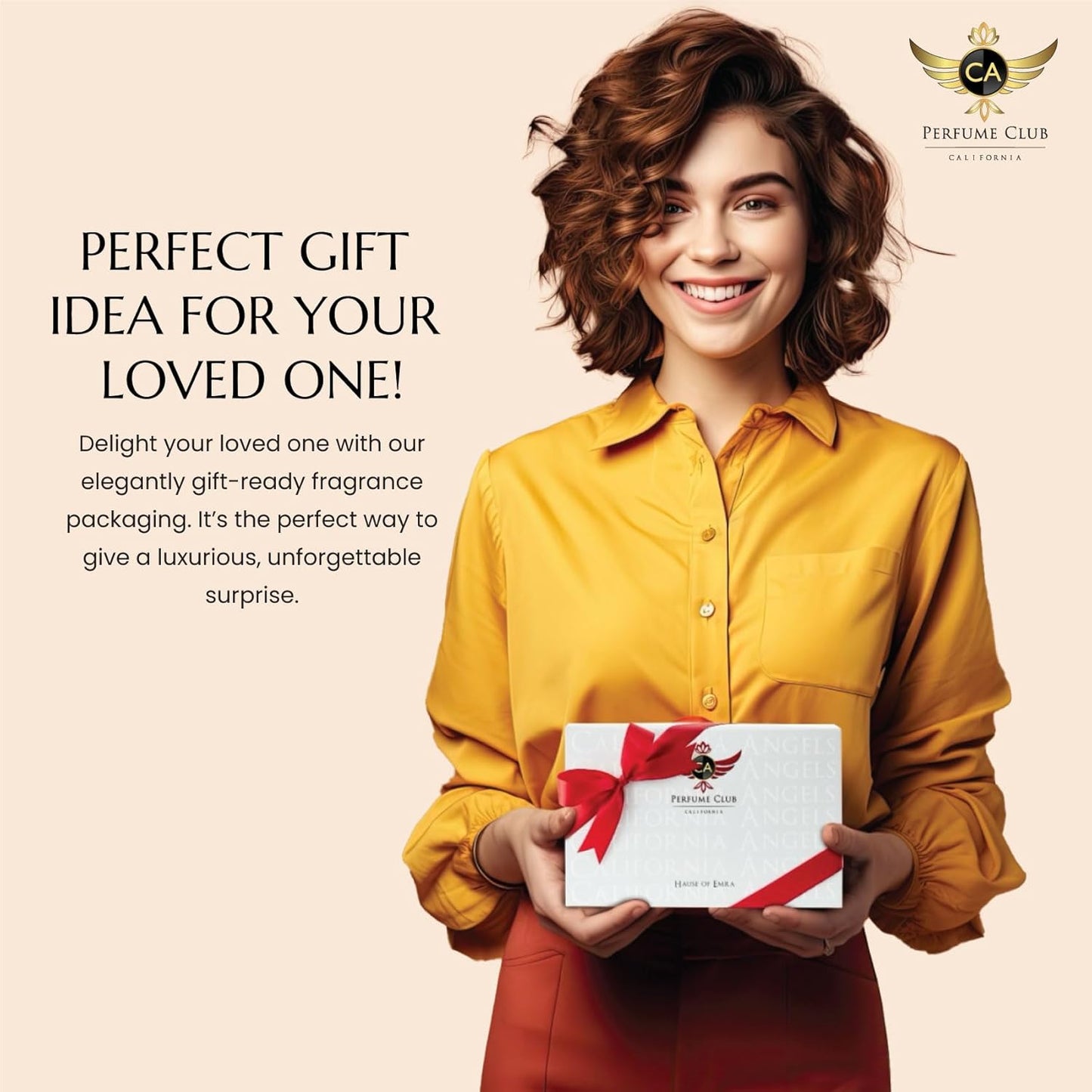 CA Perfume Duo Impression of Amber Rouge Saffron For Women and Men Fragrance Layering Set Bundle – Eau De Parfum + Body Oil Roll-On Bottle (Set of 2, 0.27 Fl Oz + 0.33 Fl Oz)