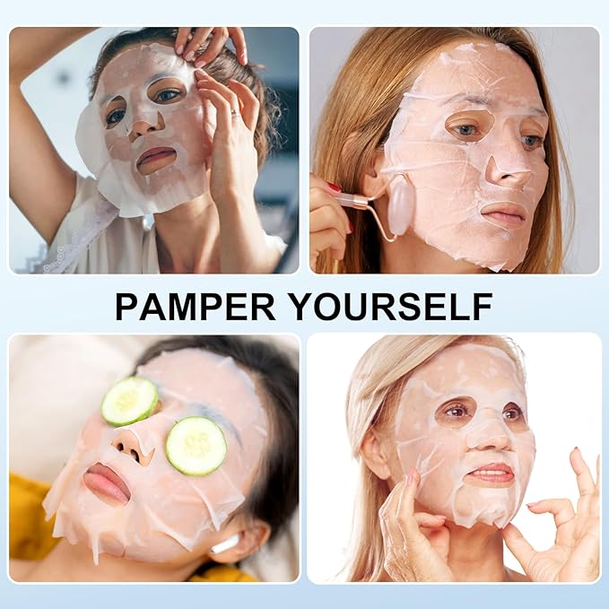 Boobeen 6 Animal Hydrating Face Mask Set, Sheet Face Mask Skincare to Moisturizing Skin, Holiday Present Pack Facial Mask Skincare, Face Skin Treatment Mask for All Skin Types