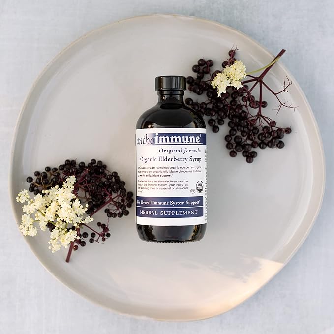 Maine Medicinals Organic Elderberry Syrup Immune 4 floz (24 Servings)