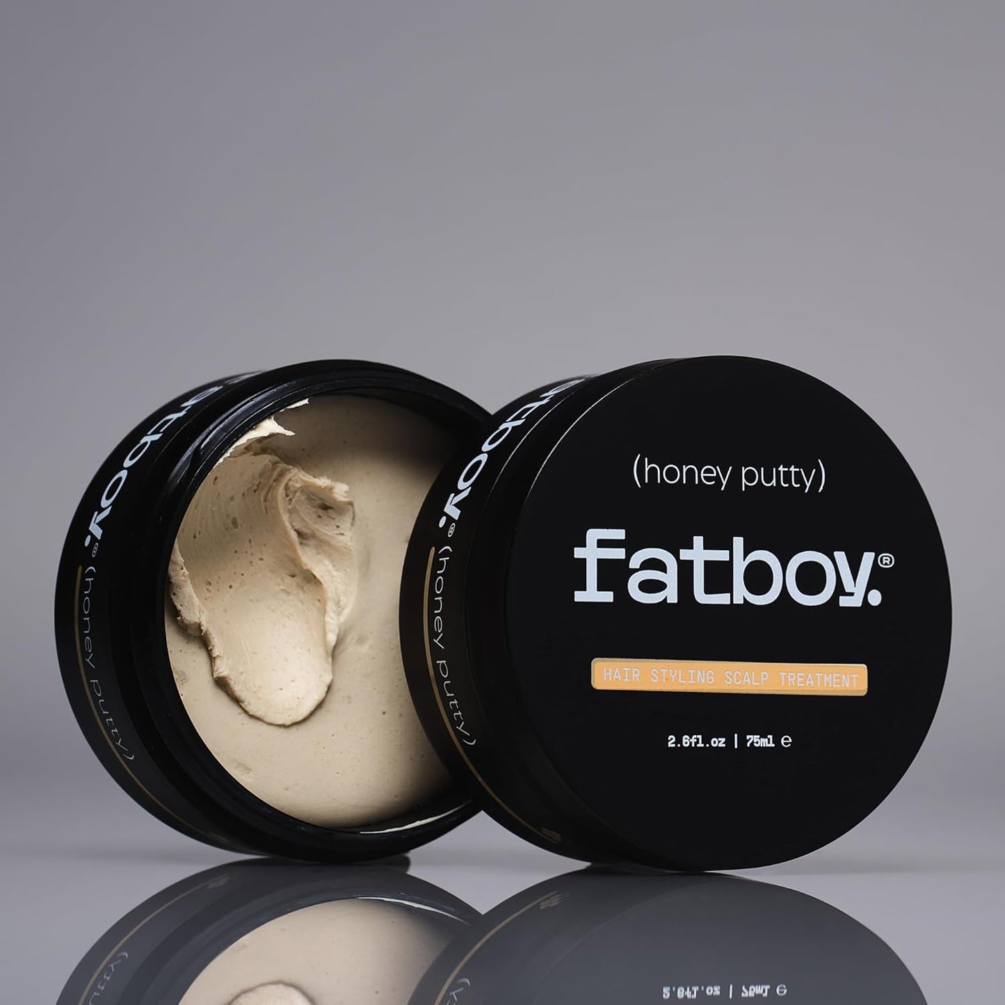 Fatboy Honey Putty, Styling Putty, Leave-In Scalp Treatment, and Hair Nourishment with Manuka Honey and Paw Paw, for Men and Women. Lightweight, Medium Hold, Paraben-Free, Color-Safe, 2.6 oz