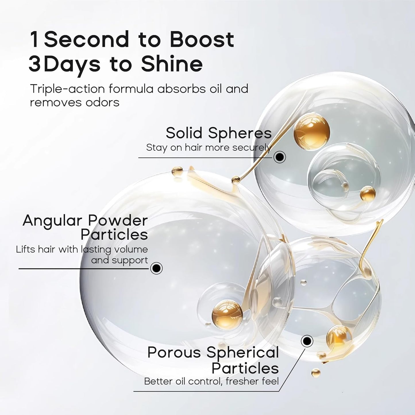 HALOVIDA Dry Shampoo for Women, Dry Shampoo Spray for Dark Hair Leaves No White Residue, Absorb Oils, Volumizing & Refresh Hair for 72 Hours, 5.07 Fl Oz (Pack of 2)