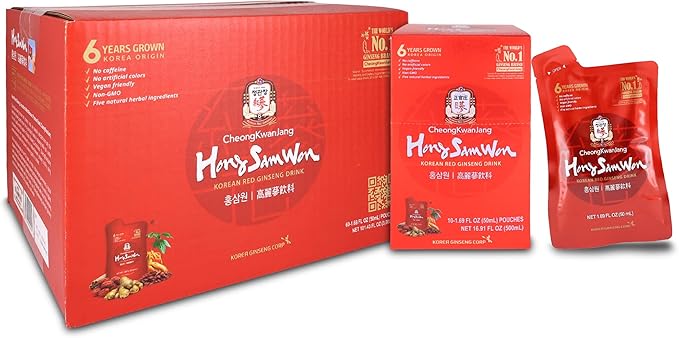 CheongKwanJang Hong Sam Won Korean Red 60P