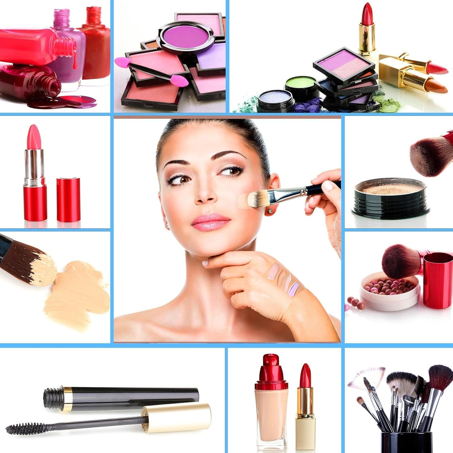 200 Pieces Makeup Hand Palette Single Use Waterproof Makeup Mixing Palette Disposable Foundation Mixing Tray Adhesive Artist Cosmetic Tape for Women(3.15 x 3.15 Inch)