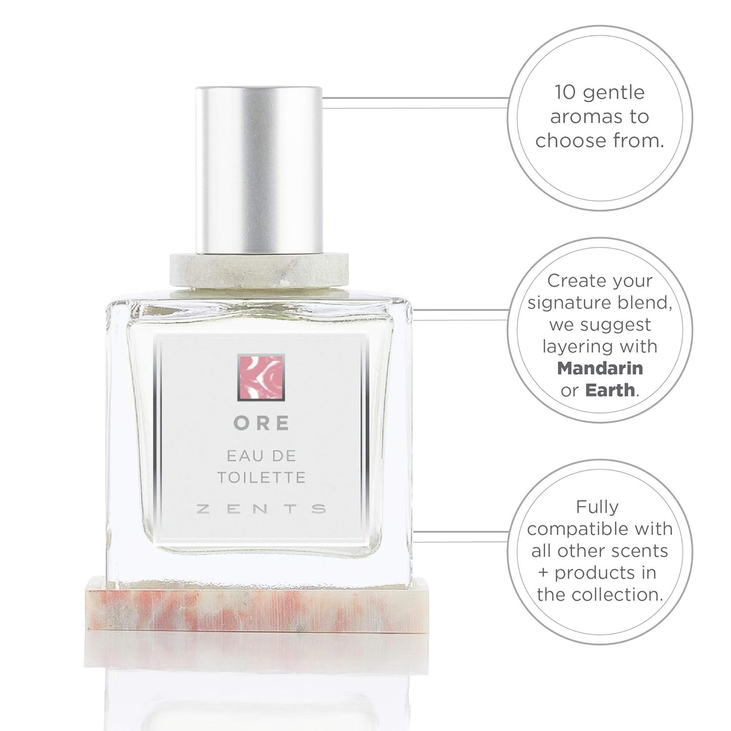 Zents Eau de Parfum (Ore) for Women & Men | Long-Lasting Clean Fragrance with Bay Laurel, Orris & Clove | Spicy & Earthy Scent | 1.69 oz