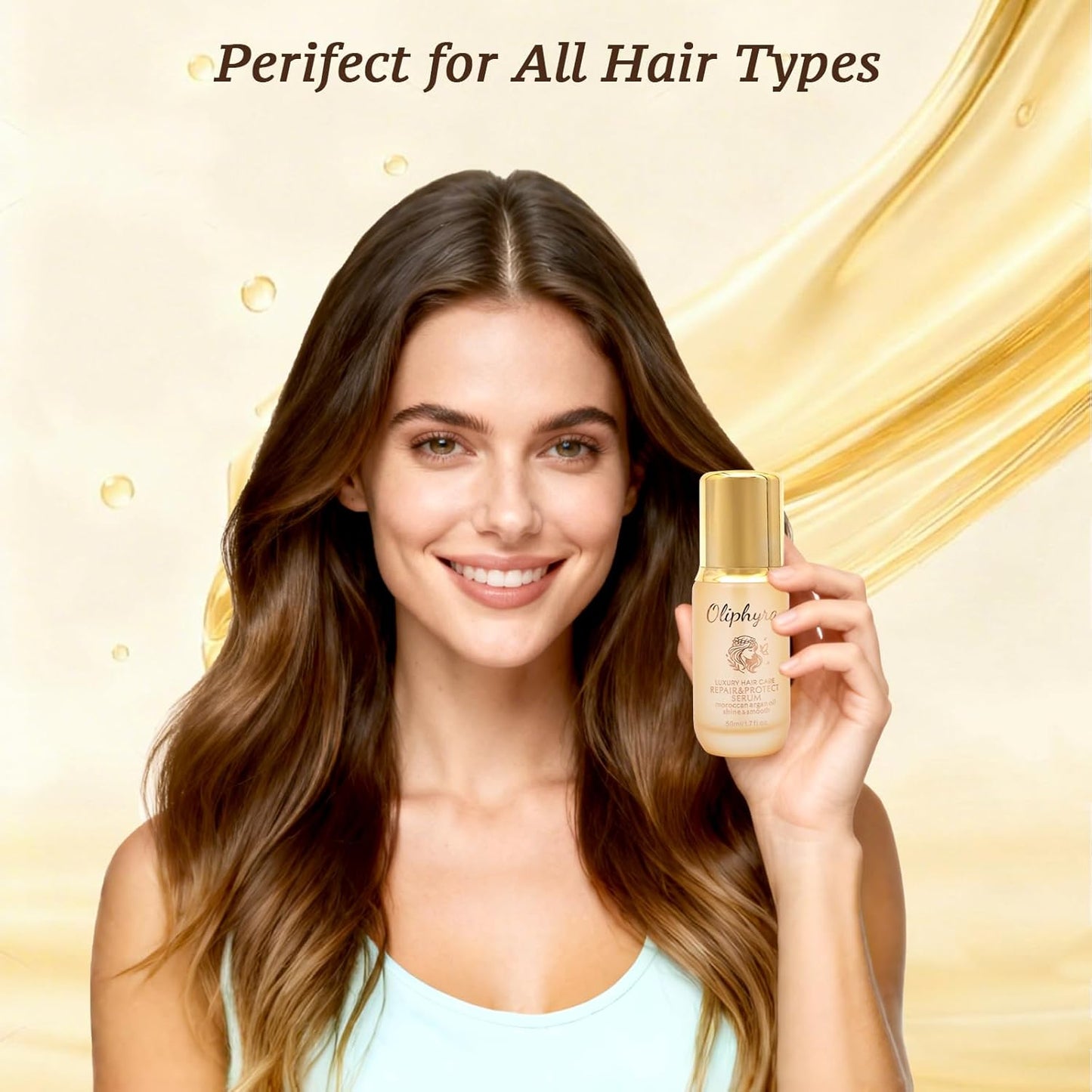 Moroccan Oil, Repair & Heat Protection, Visibly Nourishes & Smooths Hair, For All Hair Types, 50ml