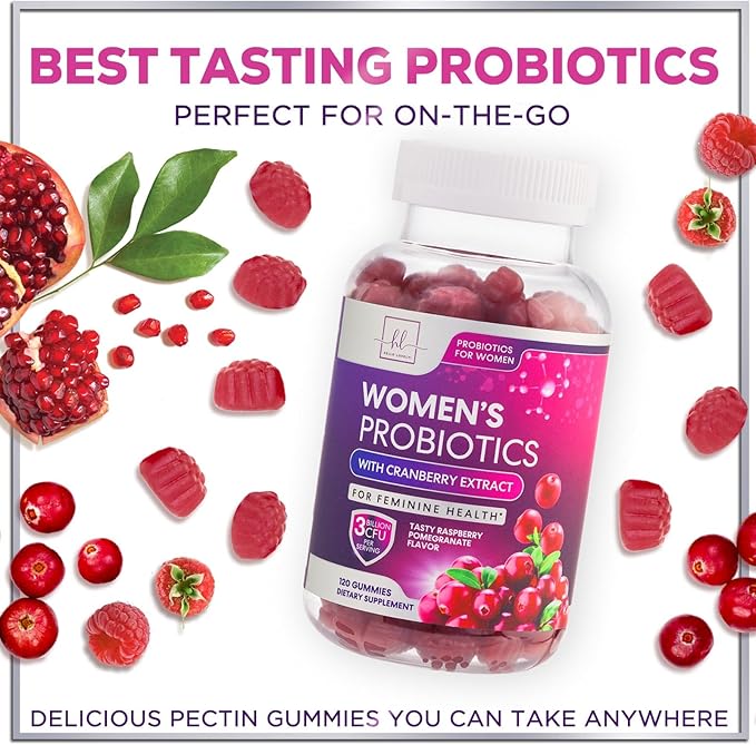 Women's Probiotic - Probiotics for Women 3 Billion 120 Gummies