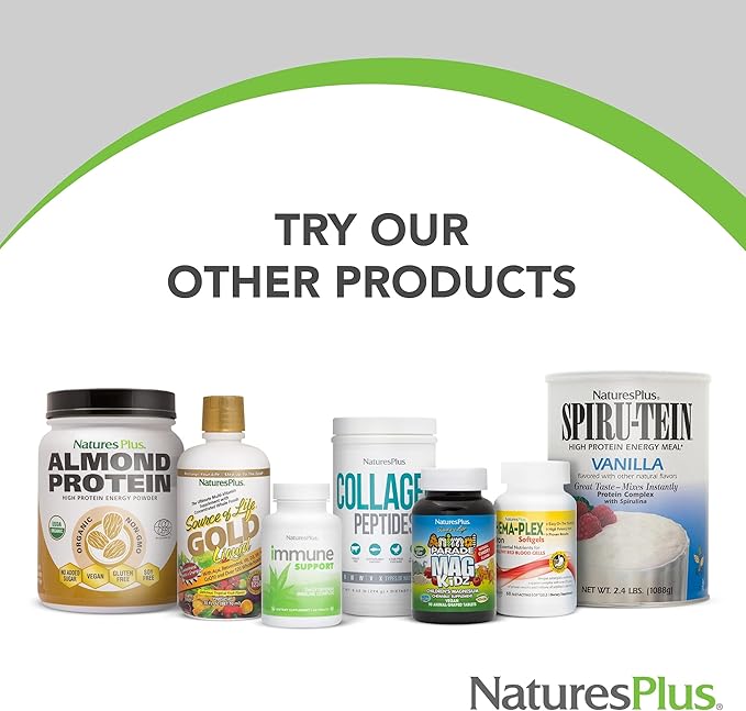 Natures Plus Source of Life Gold Multivitamin Liquid - 30 oz - Supports Energy Production, Healthy Immune System & Well-Being Includes Vitamins D3, B12, K2 & Over 120 Whole Food Nutrients, 30 Servings