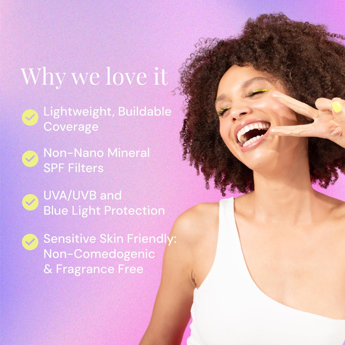 Naked Sundays BeautyScreen™ SPF 50 Mineral Peptide Foundation Tint – 2-in-1 Skin Tint & Mineral Sunscreen | Radiant, Buildable Coverage, Acne-Safe, Infused with Peptides (9 Rich Mahogany, 1.01 oz)