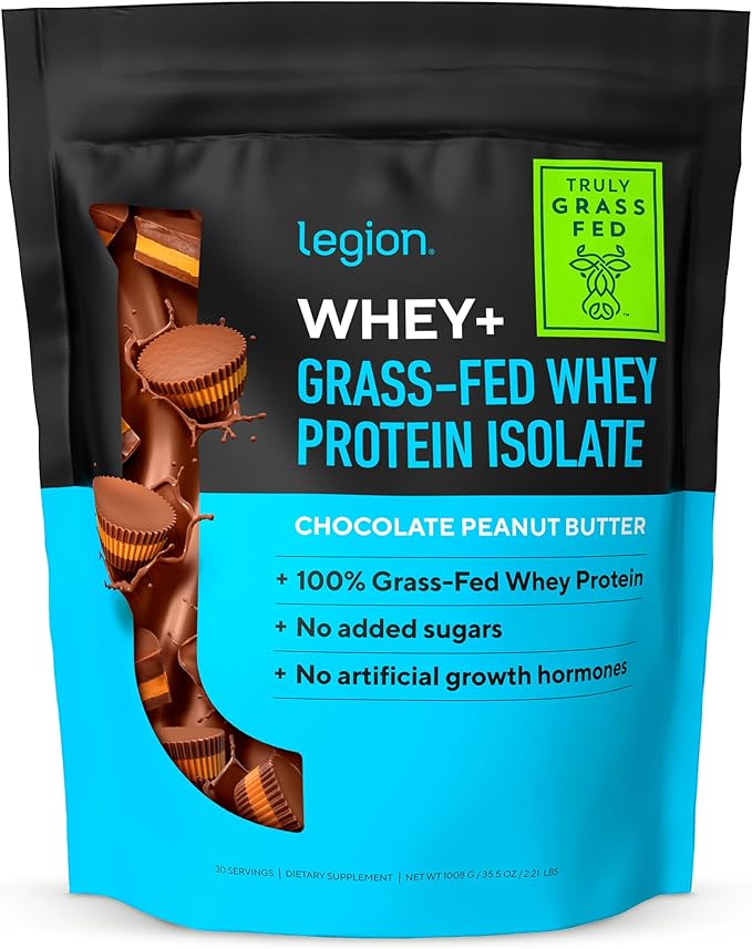 LEGION Whey+ Whey Protein Powder (Chocolate (30 Servings)