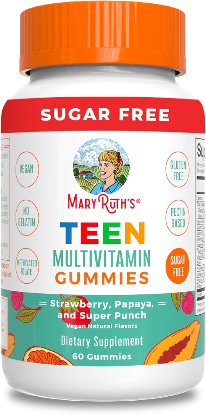 MaryRuth Organics Multivitamin for Teens 13+ | 60 Count