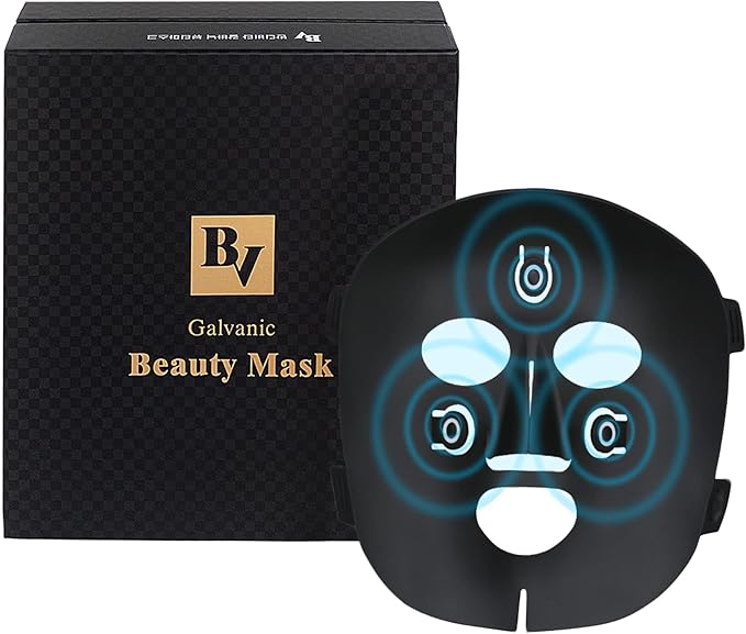 TheMogan Bandivita Facial Micro Galvanic Cell Silicon Mask Hydration 140% Absorption Skin Care Blue