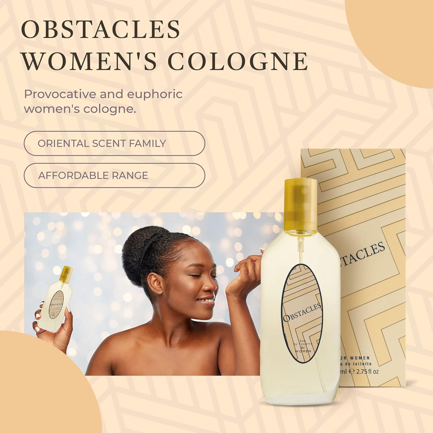 American Collection Perfume for Women – INSPIRED by A WORLD RENOWED WOMEN'S PERFUME – Freesia, Sage, Jasmine, Amber – Elegant, Fresh, Signature Scent, Long-Lasting Eau De Toilette 80 ml (Bamboo)