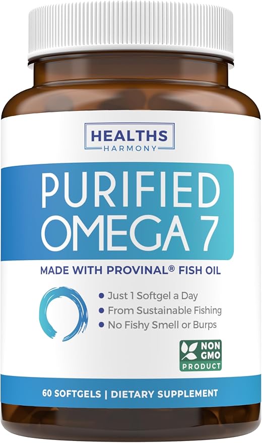 Purified Omega 7 Softgels (2 Month 7 & 60 Capsules