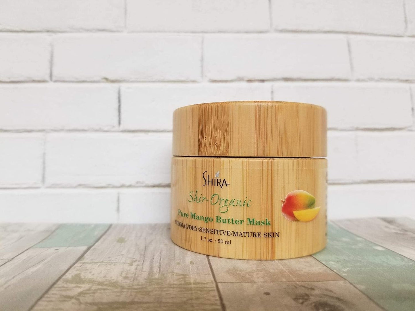 Shira Shir-Organic Pure Mango Butter Facial MaskImproves Skin Textures Leaves Skin Hydrated & Radiant Best for NormalSuits on Dry to Mature & Sensitive Skin Types (15ML)
