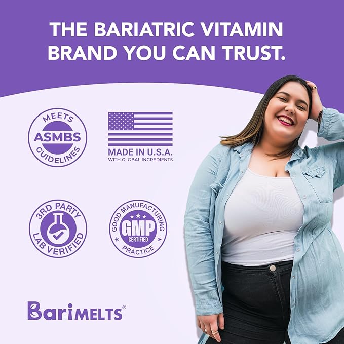 BariMelts Bariatric Multivitamin with Iron 1 Month (60 Fast-Dissolving