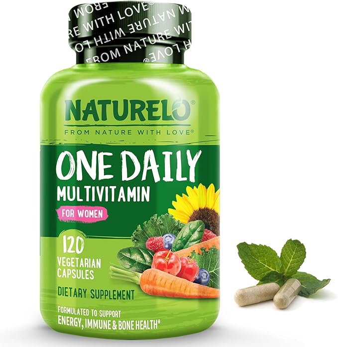 NATURELO One Daily Multivitamin for Women 120 Capsules 4 Month