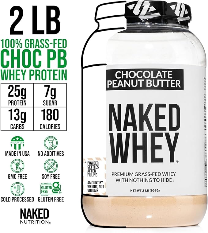 Whey Chocolate Peanut Butter Protein Powder, 21 Servings