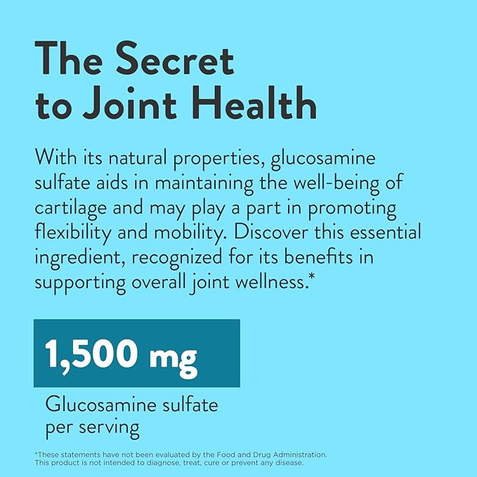 Swisse Glucosamine Sulfate Joint Support Supplement, 1500mg | 180 Tablets