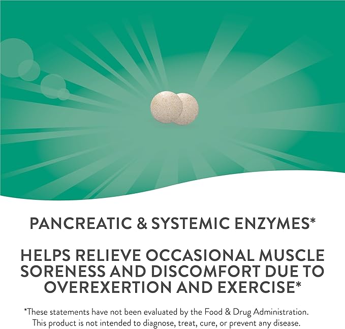 Nature's Way Mega-Zyme, Pancreatic & Systemic 200 Tablets
