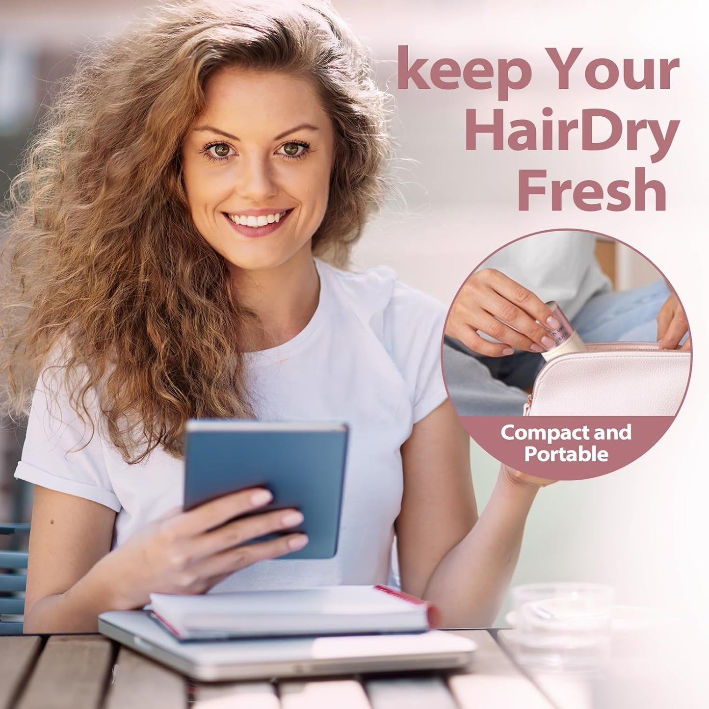 YLNALO Dry Shampoo Powder 2 Packs, Mattifying Root Fuller Looking Refreshing Hair,Non-aerosol, No White Cast, Travel Size Dry Shampoo Suitable for Women and Men,0.58Oz