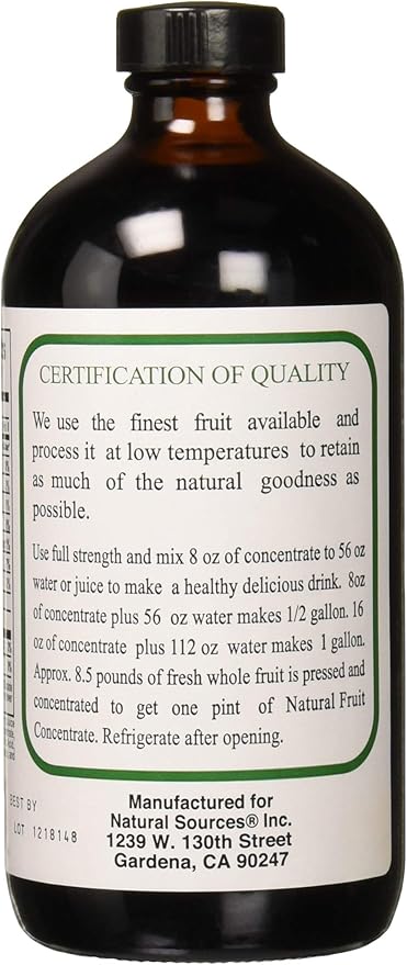 Natural Sources Elderberry Concentrate, 16 Fluid
