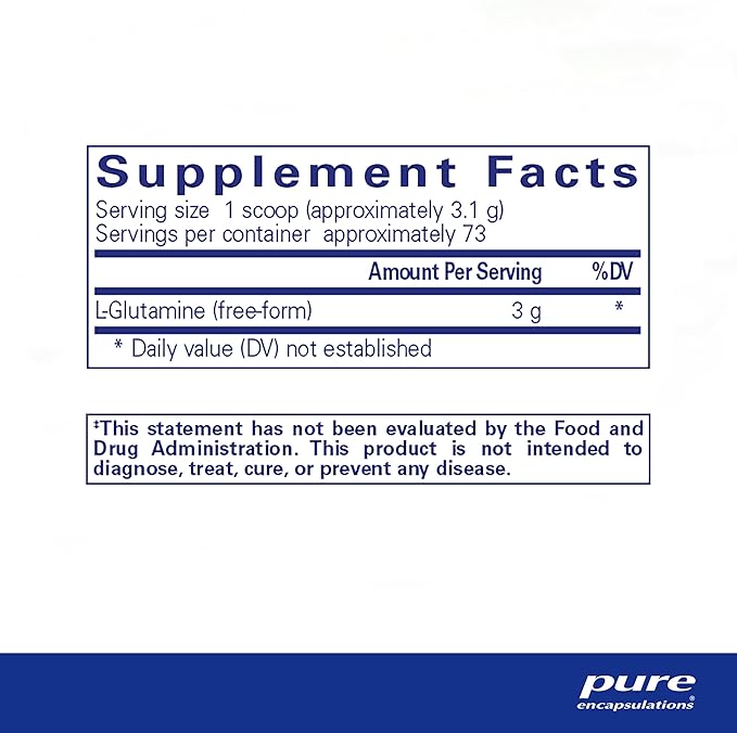 Pure Encapsulations L-Glutamine Powder 8 Ounces