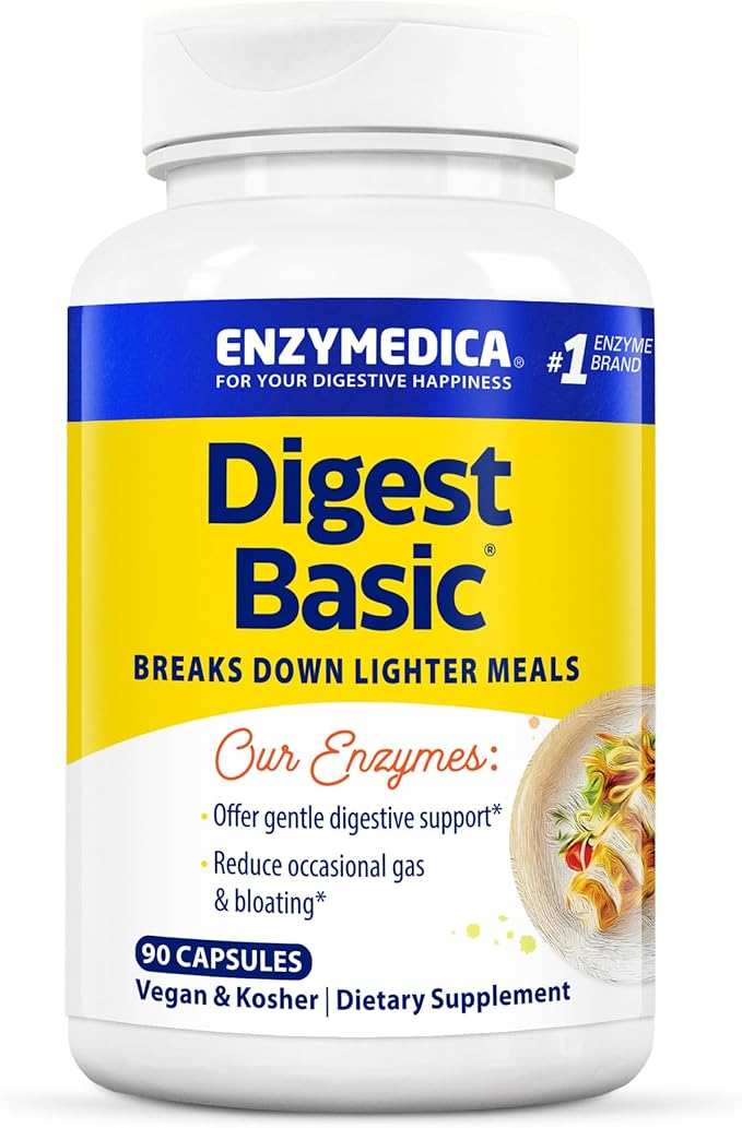 Enzymedica Digest Basic, Digestive Enzymes 90 Count