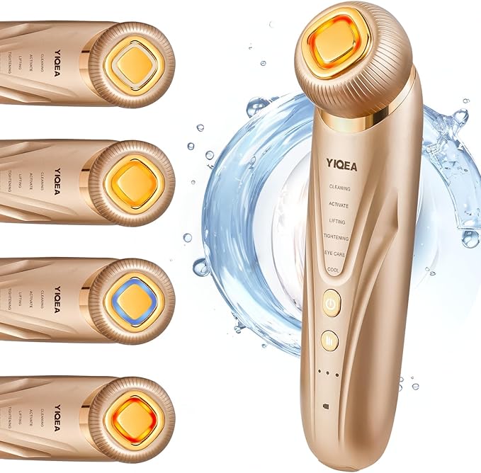 Microcurrent Facial Device,Radio Frequency Skin Tightening Face Machine Treatment of Facial Wrinkles and mild to Moderate inflammatory