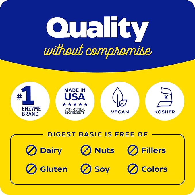 Enzymedica Digest Basic, Digestive Enzymes 90 Count