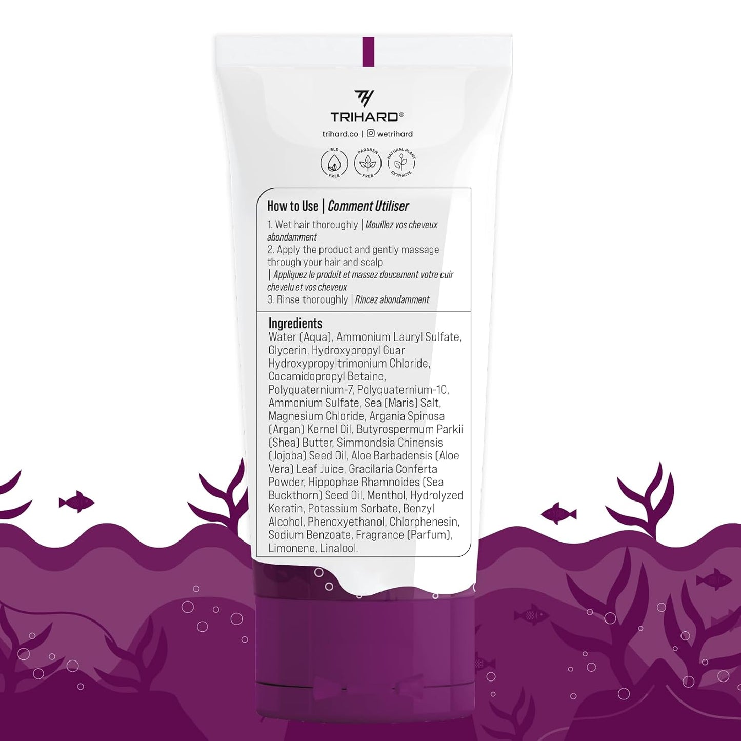 TRIHARD Kids Chlorine Defense Shampoo, Children’s Swim Shampoo to Protect and Hydrate Hair from Pool and Ocean, Gentle Post Swim Saltwater and Chlorine Removal Hair Care