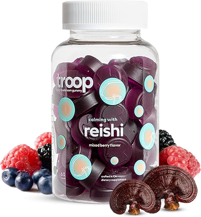 Troop Daily Mushroom Reishi Gummy 60 Count