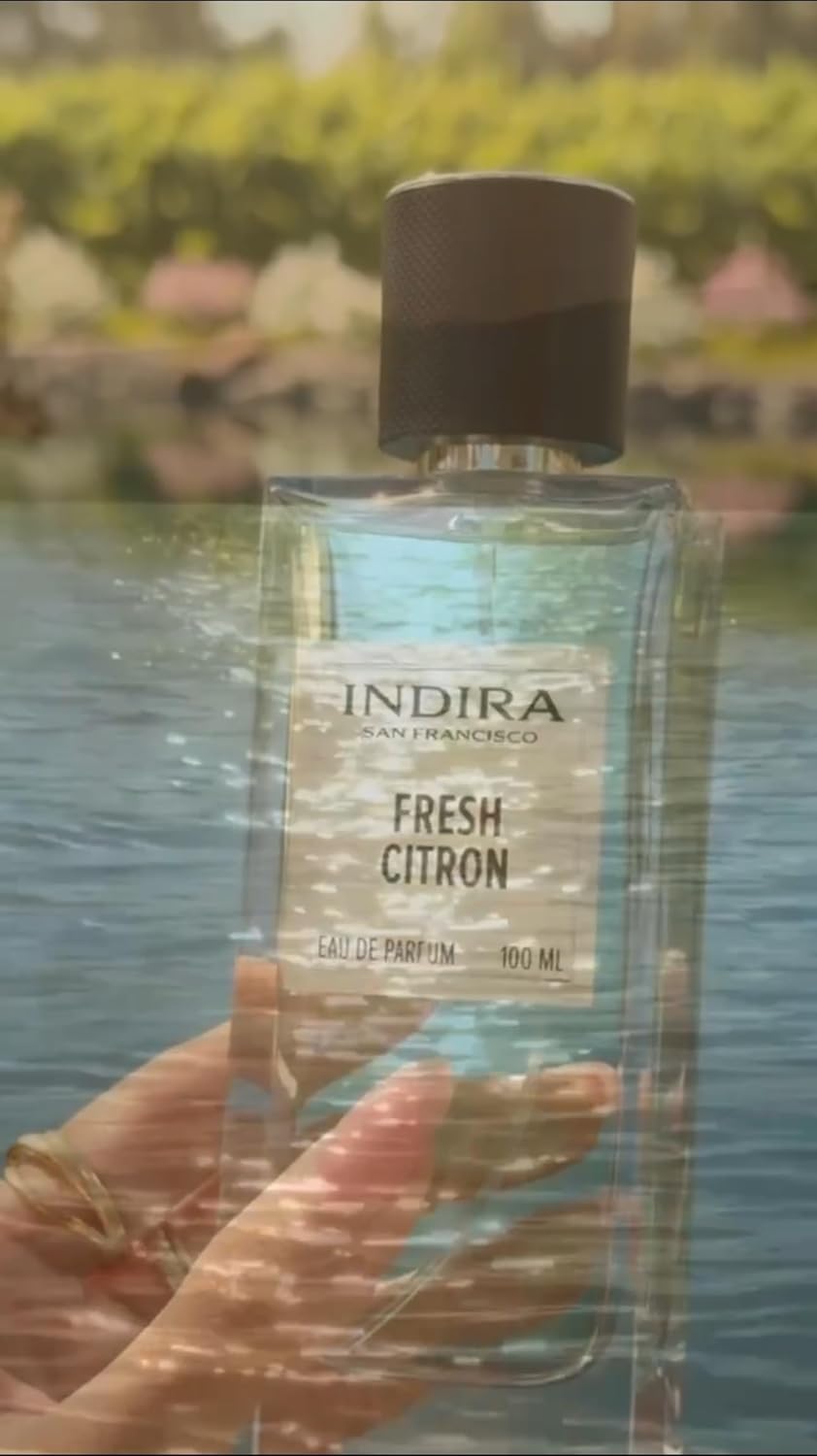 INDIRA Fresh Citron - Eau De Parfum - Citrus Aromatic - Unisex - 100 ML / 3.4 FL OZ - Spray